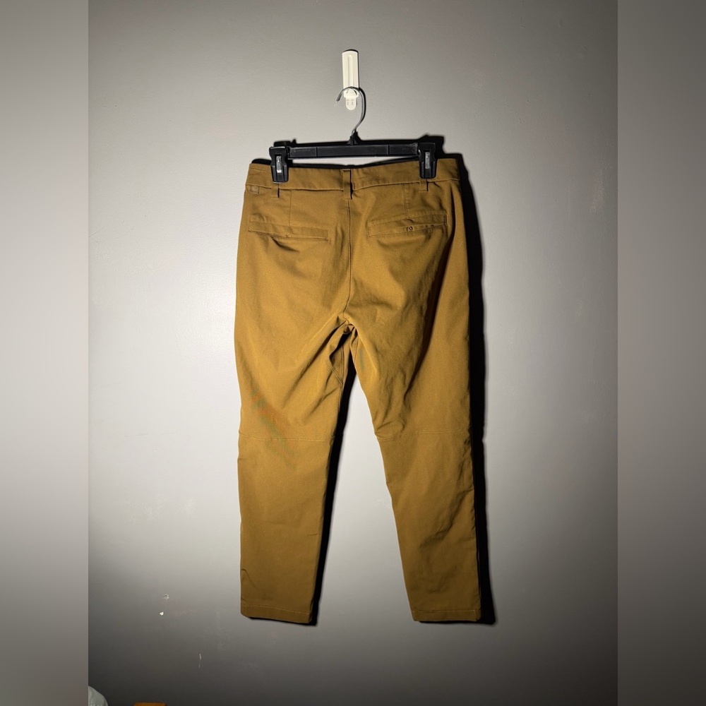 Lululemon ABC Classic-Fit 5 Pocket Pant Warpstreme in Dark Khaki Size 30x28 - Picture 3 of 5